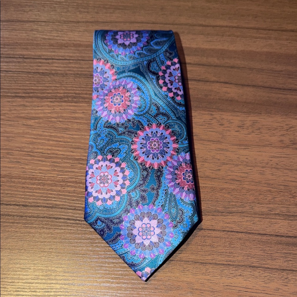 Ermenegildo Zegna Floral Quindici #186 Silk Tie